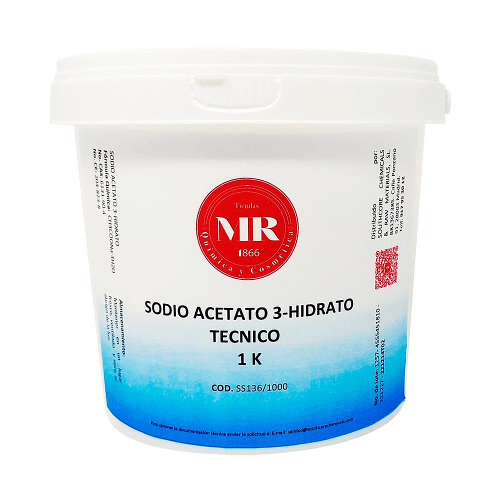 SODIO ACETATO 3 HIDRA TEC 1K