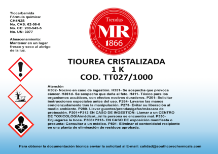 TIOUREA CRISTALIZADA  1 K