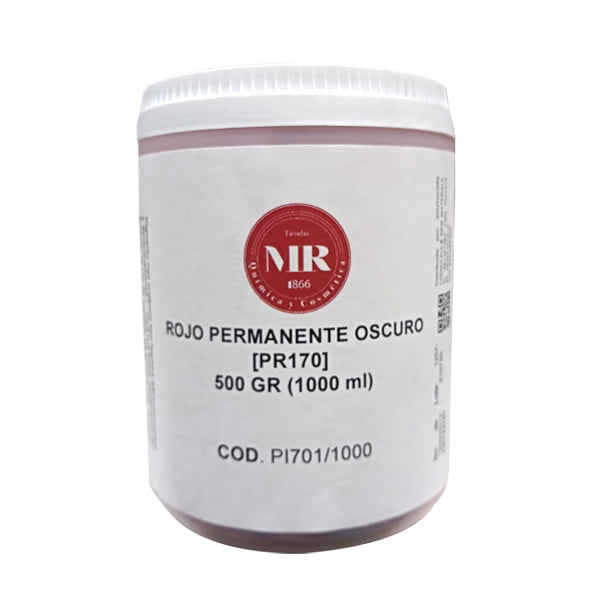 rojo permanente oscuro (PR170) 500gr (1000ml)
