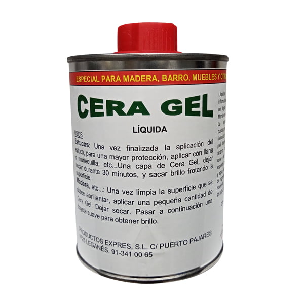 cera gel líquida caoba 500ml