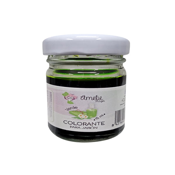 colorante para jabón verde amelie