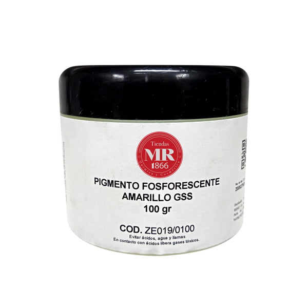pigmento fosforescente amarillo GSS 100gr