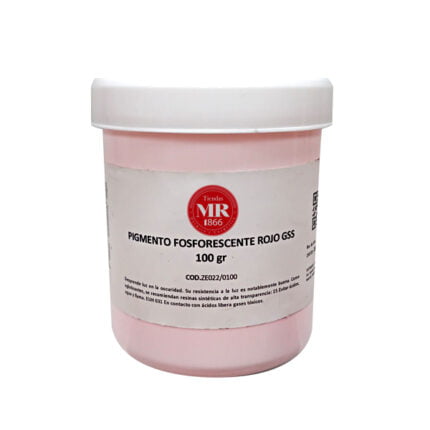 PIGMENTO FOSFORESCENTE ROJO GSS 100 gr