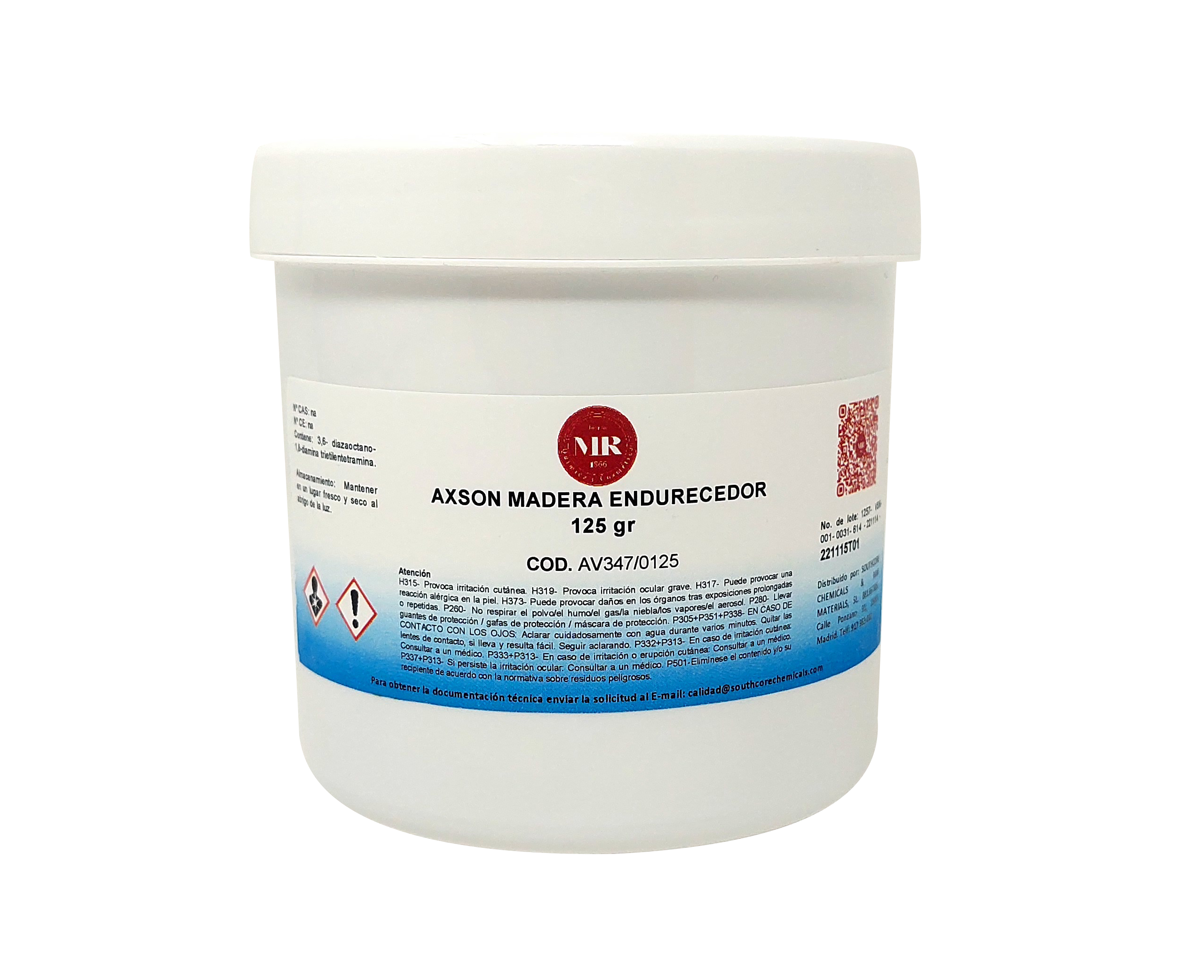 AXON MADERA ENDURECEDOR 125 g