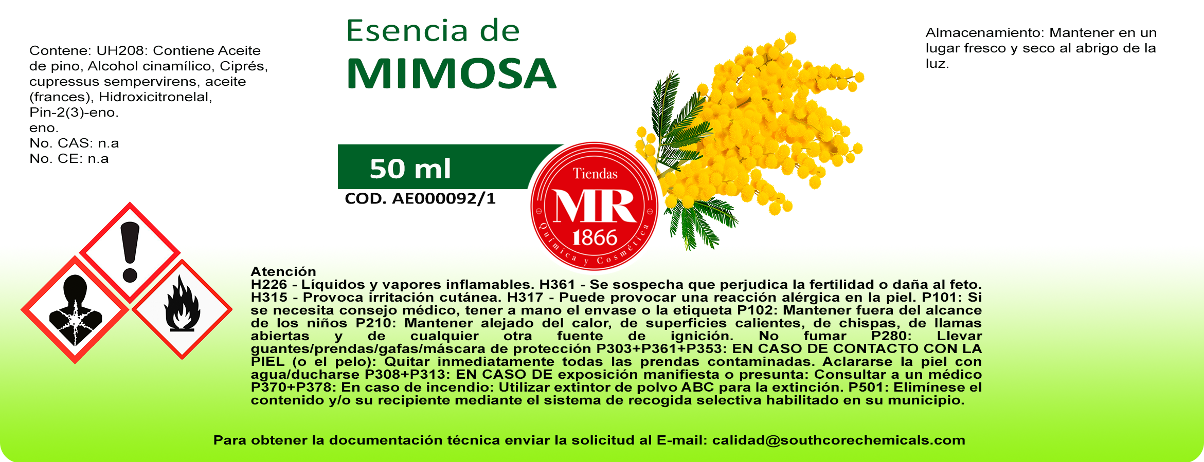 ESENCIA DE MIMOSA 50 ml