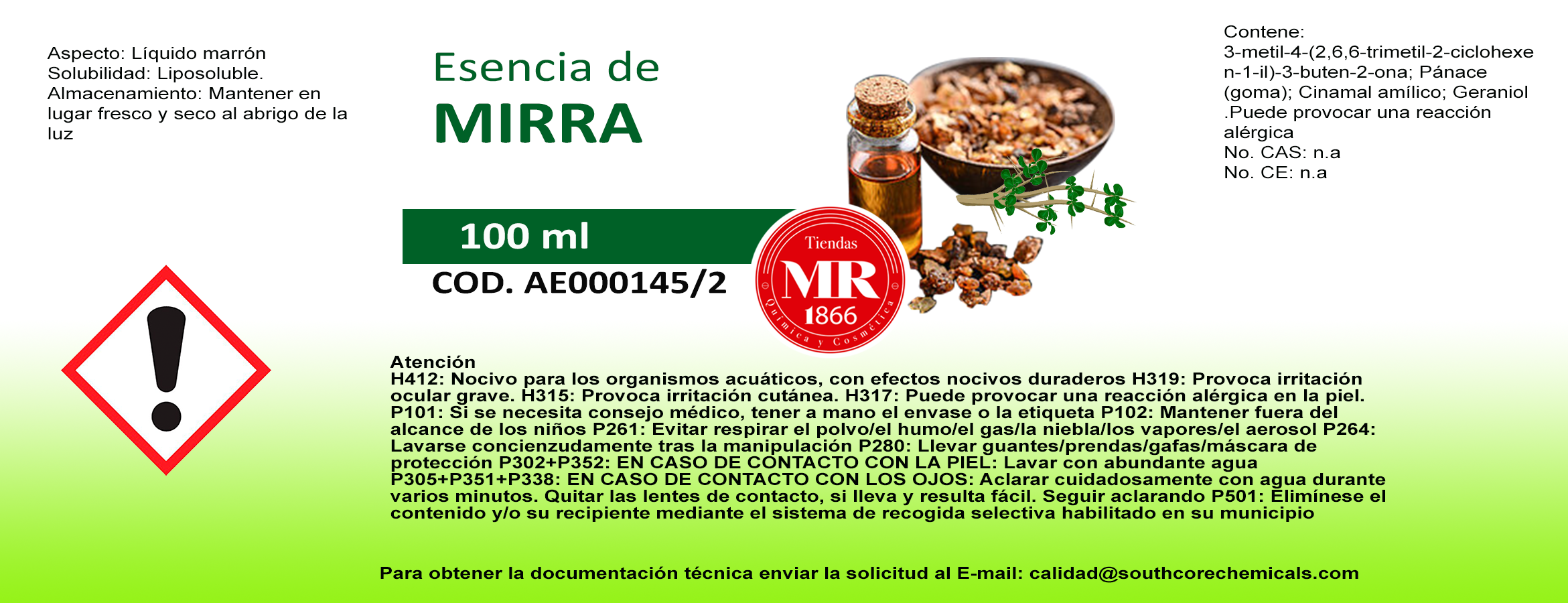 ESENCIA DE MIRRA 100 ml