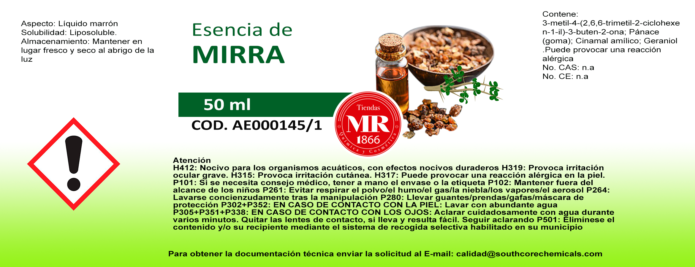 ESENCIA DE MIRRA 50 ml