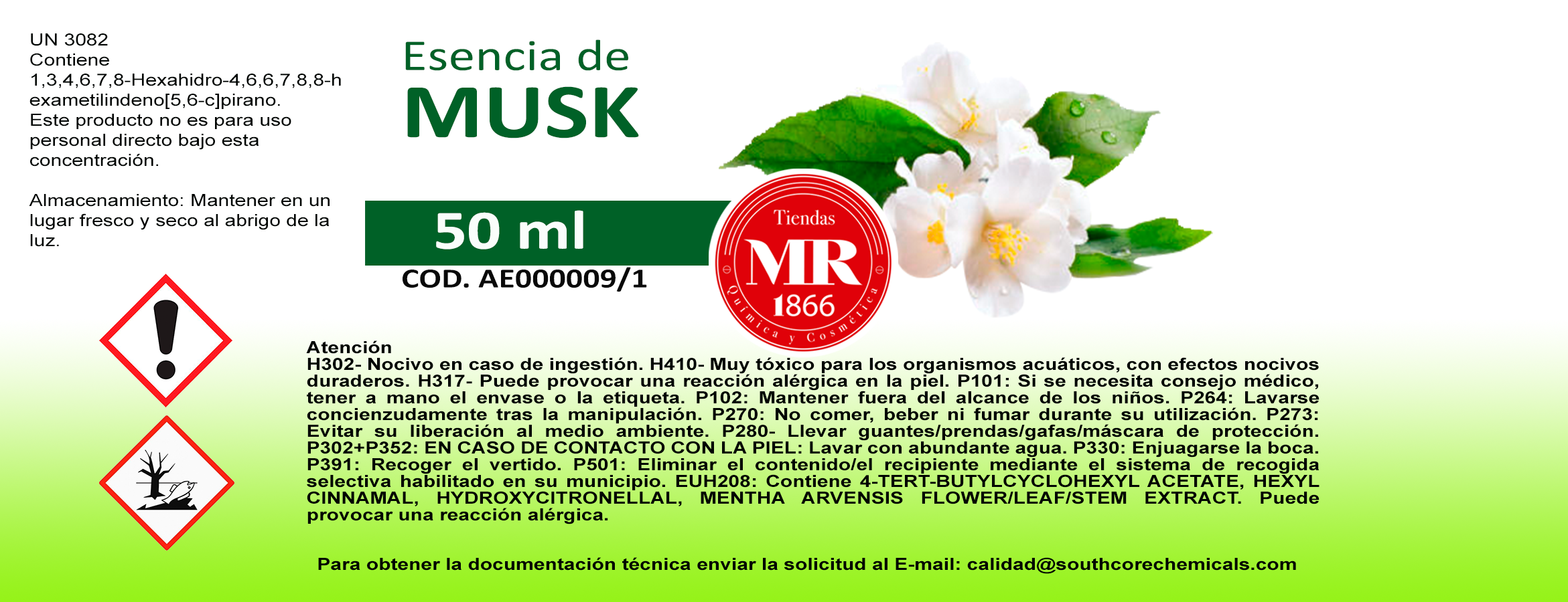 ESENCIA DE MUSK 50 ml
