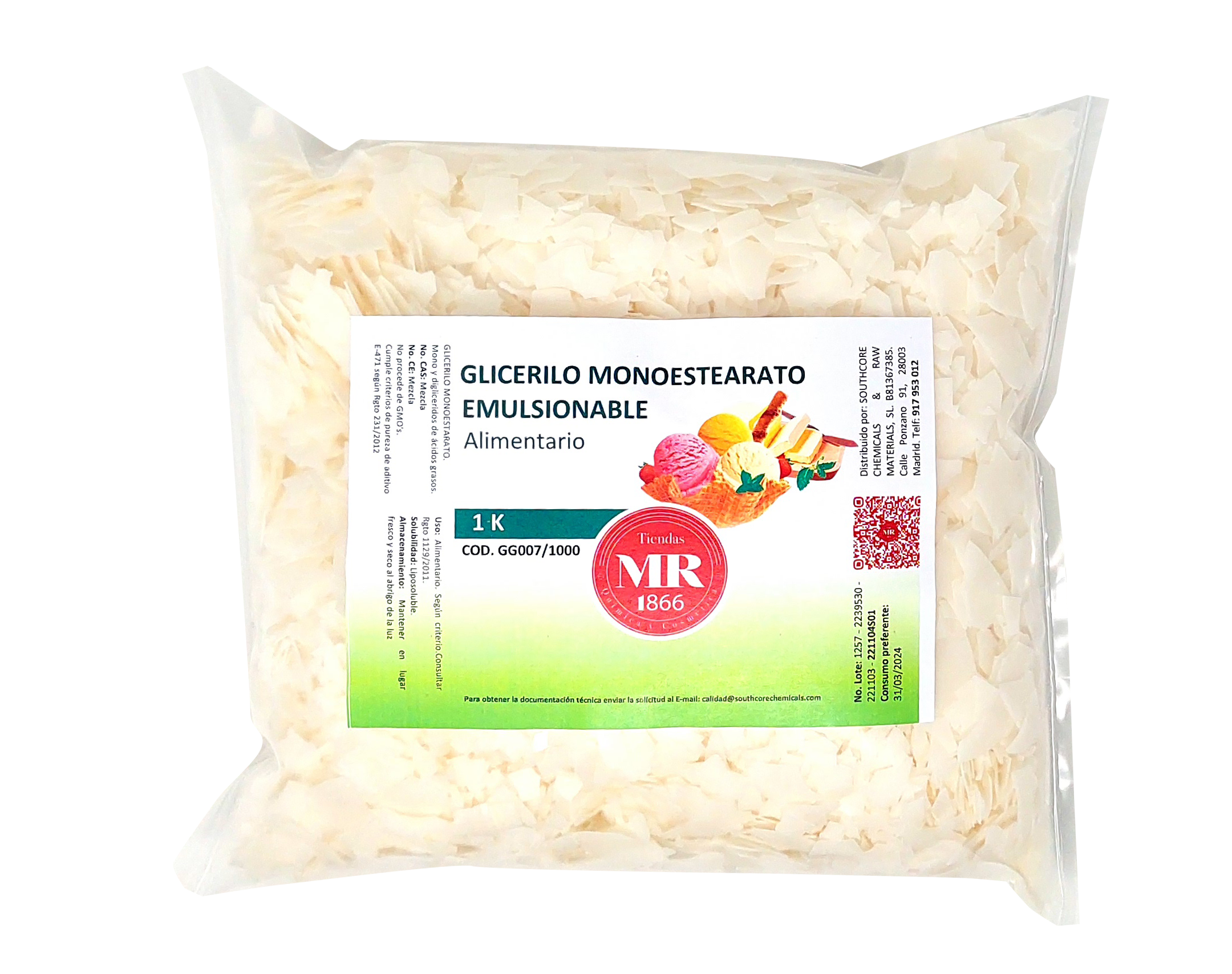GLICERILO MONOESTEARATO EMUL 1 K