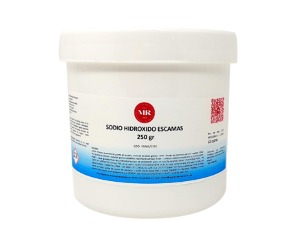 SODIO HIDRÓXIDO ESCAMAS 250  gr