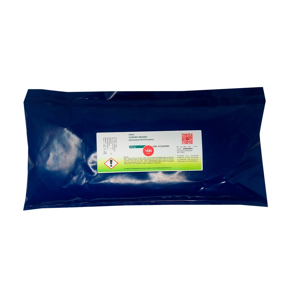 CALCIO CLORURO ANHIDRO 250 gr
