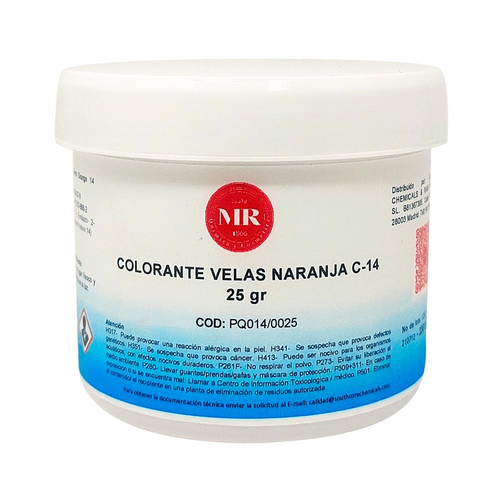 COLORANTE VELAS NARANJA 25gr