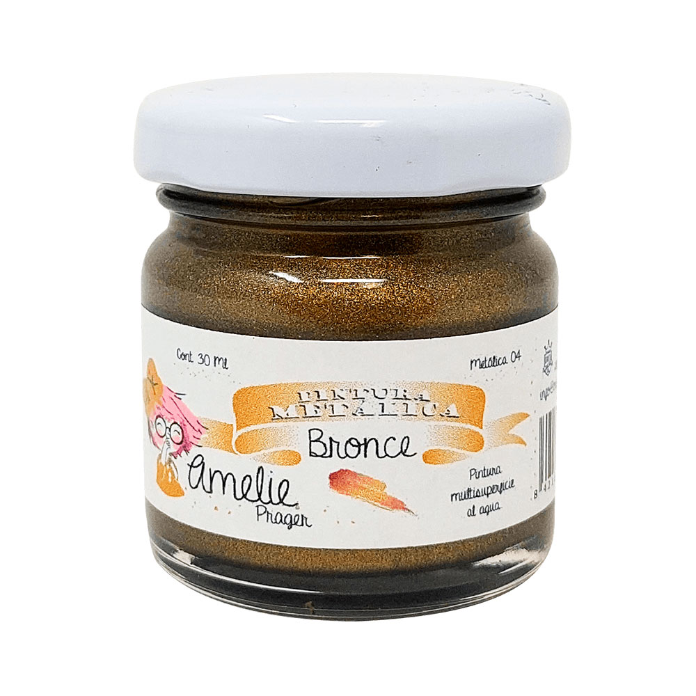 PINTURA METALICA BRONCE 30ml