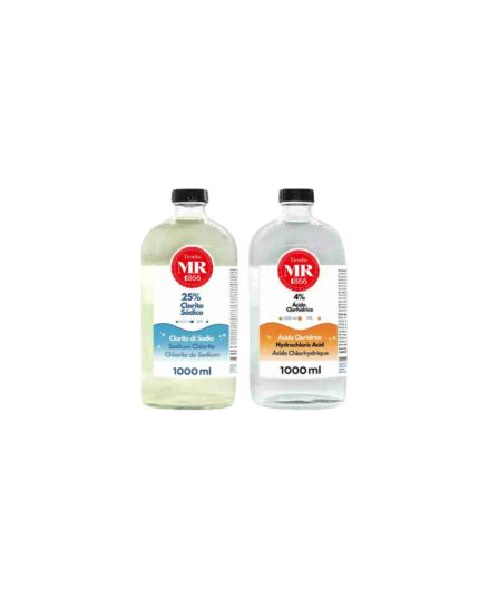 KIT CLORITO SODICO 25% + ACTIVADOR 4% 1 + 1  L