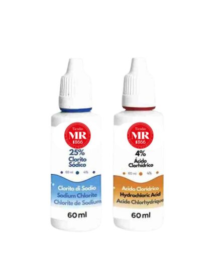 KIT CLORITO SODICO 25% + ACTIVADOR 4% 60 + 60 ml