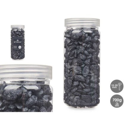 PIEDRA METALIZADA 10-20 MM 700G NEGRO