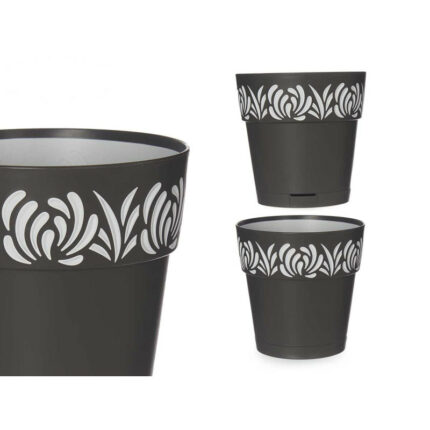 MACETA GAIA 15 CM ANTRACITA
