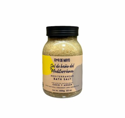 SAL DE BAÑO DEL MEDITERRANEO COCO Y ARGAN 650 GR