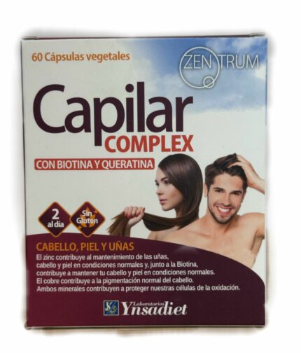 CAPILAR COMPLEX CON BIOTINA Y QUERATINA 60 CÁPSULAS VEGETALES