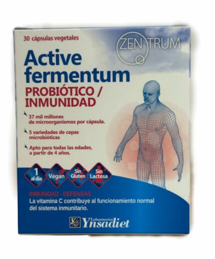 ACTIVE FERMENTUM PROBIÓTICO / INMUNIDAD 30 CÁPSULAS VEGETALES
