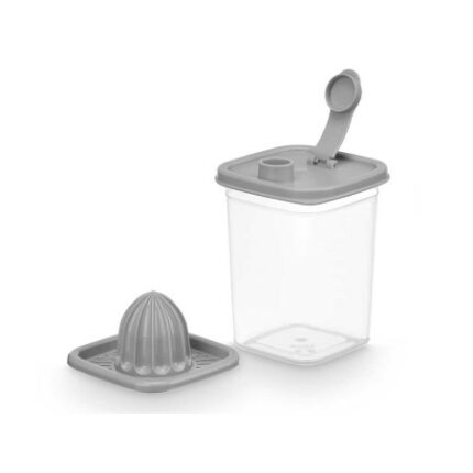 EXPRIMIDOR CON TAPA DISPENSADORA GRIS 1 L
