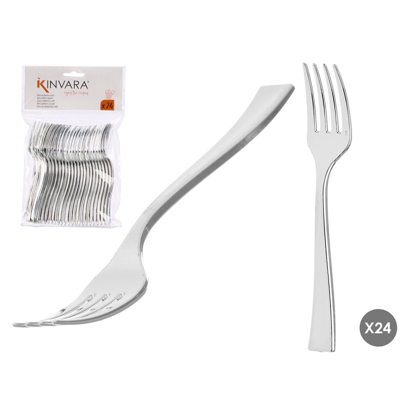set-24-tenedor-postre-plastico-plateado