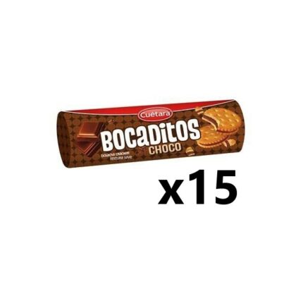 CUETARA BOCADITOS CHOCO 150GR 15 UNIDADES