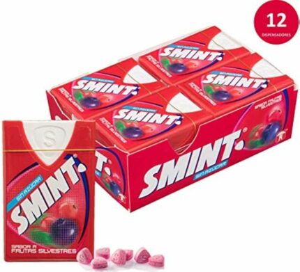 SMINT FRUTAS SILVESTRES SIN AZUCAR 8GR 12 UNIDADES