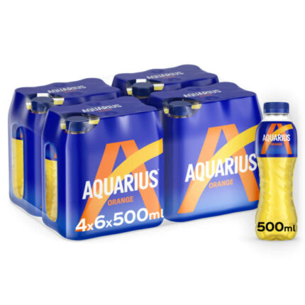 PACK 24 UNIDADES AQUARIUS NARANJA 50 CL