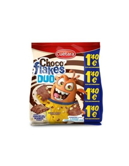 CAJA 6 UNIDADES CUETARA CHOCO FLAKES DUO (6x120GR)