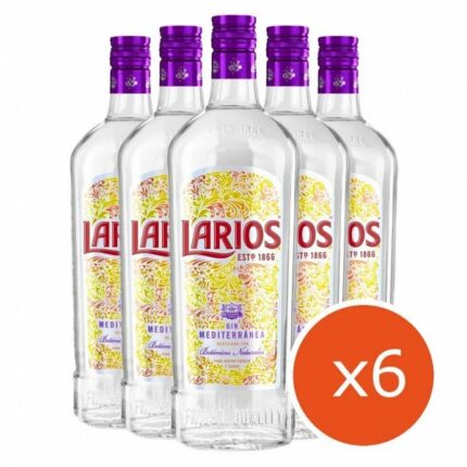 CAJA 6 UNIDADES GIN LARIOS (6x1L)