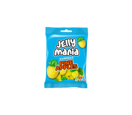 CAJA 12 UNIDADES JELLY MANIA PIÑAS BRIL (12X100G)