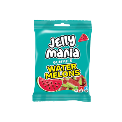 CAJA 12 UNIDADES JELLY MANIA WATER MELONS (12X100G)