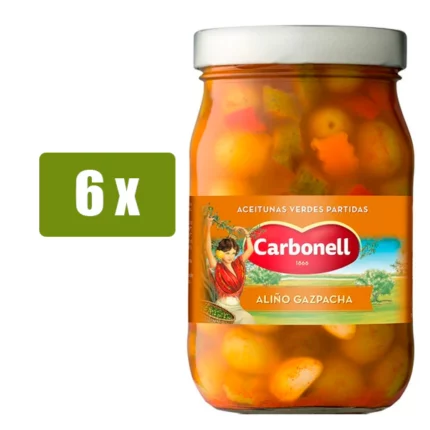 CARBONELL MLLA ALIÑADA GAZPACHA V750 (6x450g)