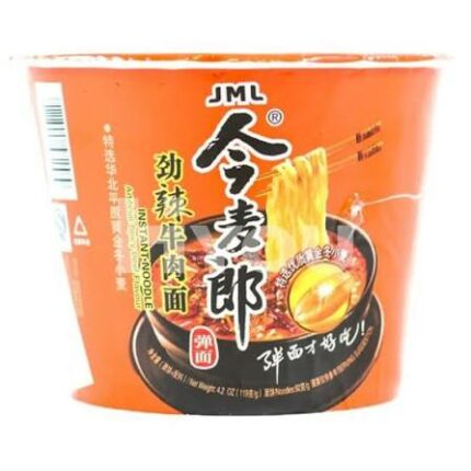 CAJA 12 UNIDADES CUBO TALLARÍN JML TERNERA PICANTE 119G