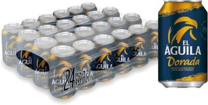 CAJA 24 CERVEZAS CERVEZA EL AGUILA 33CL