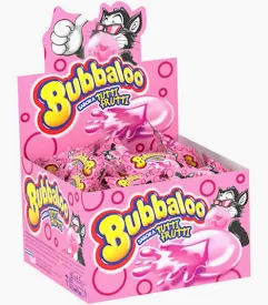 CAJA 60 UNIDADES BUBBALOO TUTTI FRUTTI 6.5GR