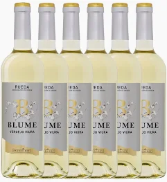CAJA 6 UNIDADES VINO BLANCO BLUME RUEDA 75CL