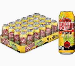PACK 24 UNIDADES DESPERADOS TEQUILA (24x50CL)