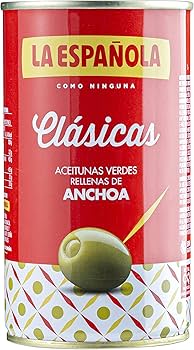 CAJA 12 UNIDADES LA ESPAÑOLA RELLENA ANCHOA (12x350GR)