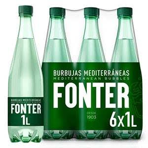 CAJA 6 UNIDADES AGUA FONTER 1L