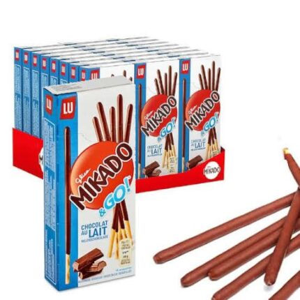 CAJA 24 PAQUETES LU MIKADO CHOCOLATE (24x39GR)