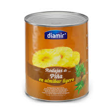 CAJA 12 UNIDADES DIAMIR PIÑA ALMIBAR LATA 825GR