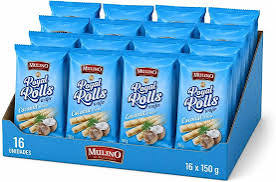 CAJA 16 UNIDADES ROYAL ROLLS WAFER COCONUT BARQUILLO (16x150GR)