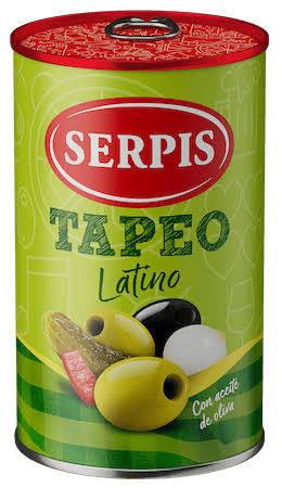 CAJA 12 UNIDADES SERPIS TAPEO LATINO (12x300GR)