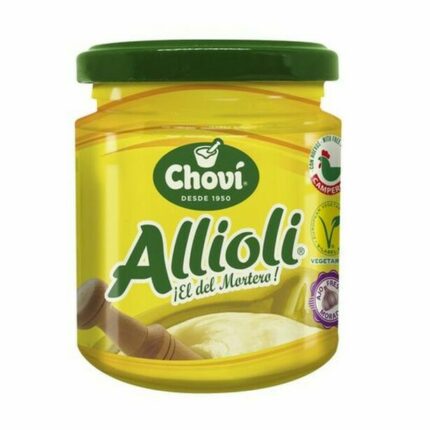 CAJA 6 UNIDADES CHOVI SALSA ALLIOLI TARRO 6X190ML